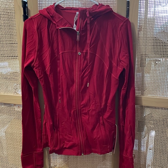 NWT lululemon new year special edition hooded define jacket nulu dark red size 8 - Picture 1 of 7